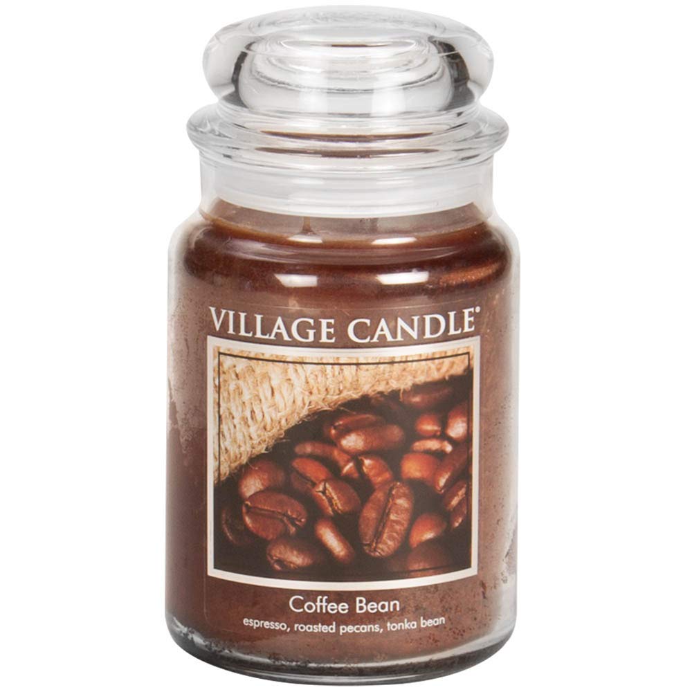 Village Candle Coffee Bean Glass Jar Scented Candle