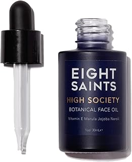 Eight Saints High Society Botanical Face Oil, Anti Aging Facial Oil with Neroli Oil, Marula Oil, and Jojoba Oil, 1 Ounce