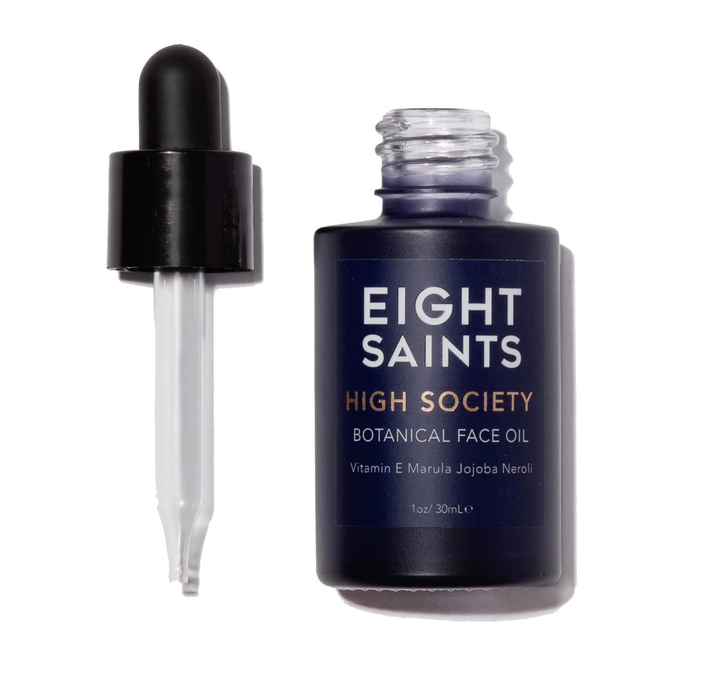 Eight Saints High Society Botanical Face Oil, Anti Aging Facial Oil with Neroli Oil, Marula Oil, and Jojoba Oil, 1 Ounce