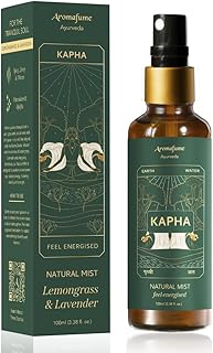 Lemongrass & Lavender Ayurveda Mist | Kapha Balancing Room Spray |Air Freshener |Home Fragrance |Use for Aromatherapy, Relaxation, Sleep, Stress Relief |Reiki, Yoga, Meditation Mist |100ml |Aromafume