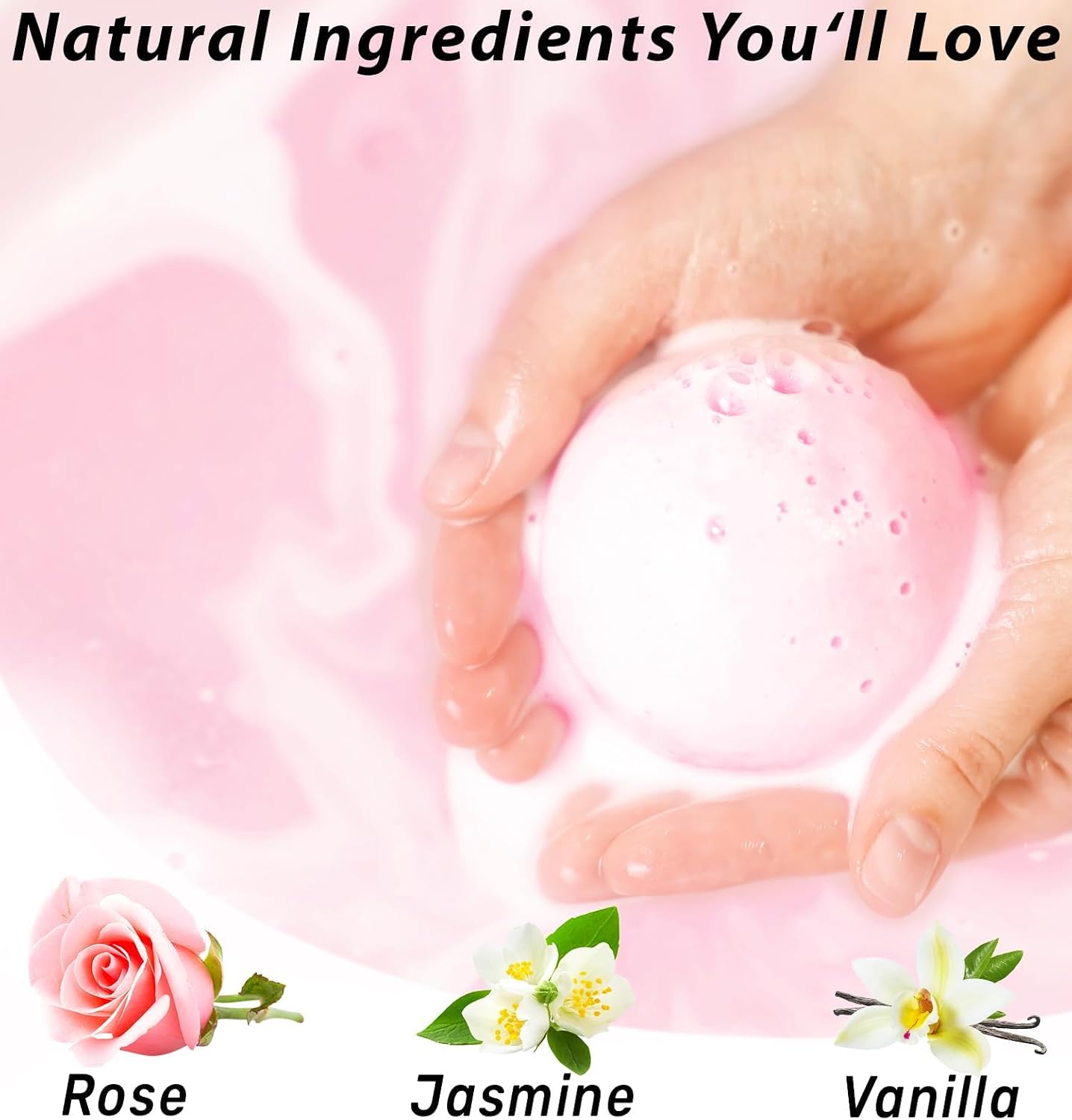 Luxurious Rose Scented Bath Set Pack of 2