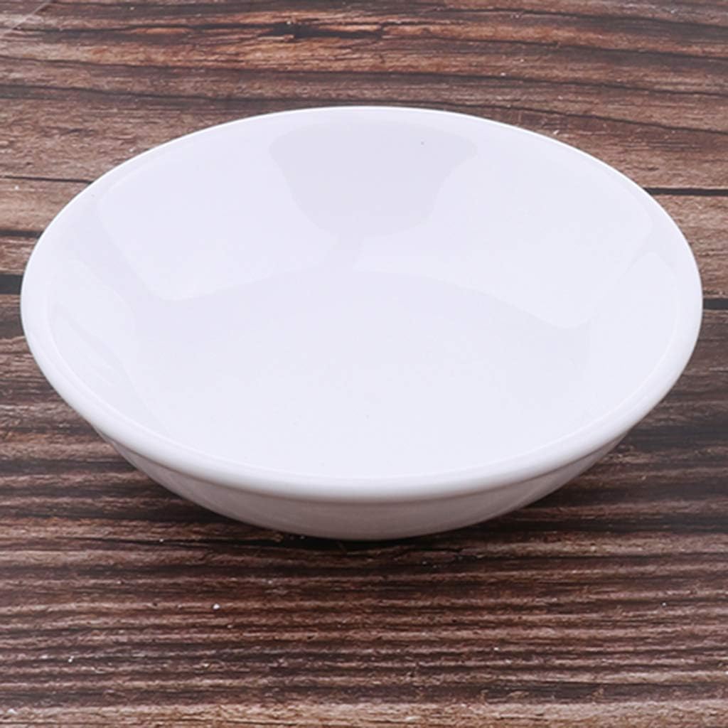 2 Pcs 3.8 Inch Round Replacement Ceramic Dish For Electric Burner Warmer