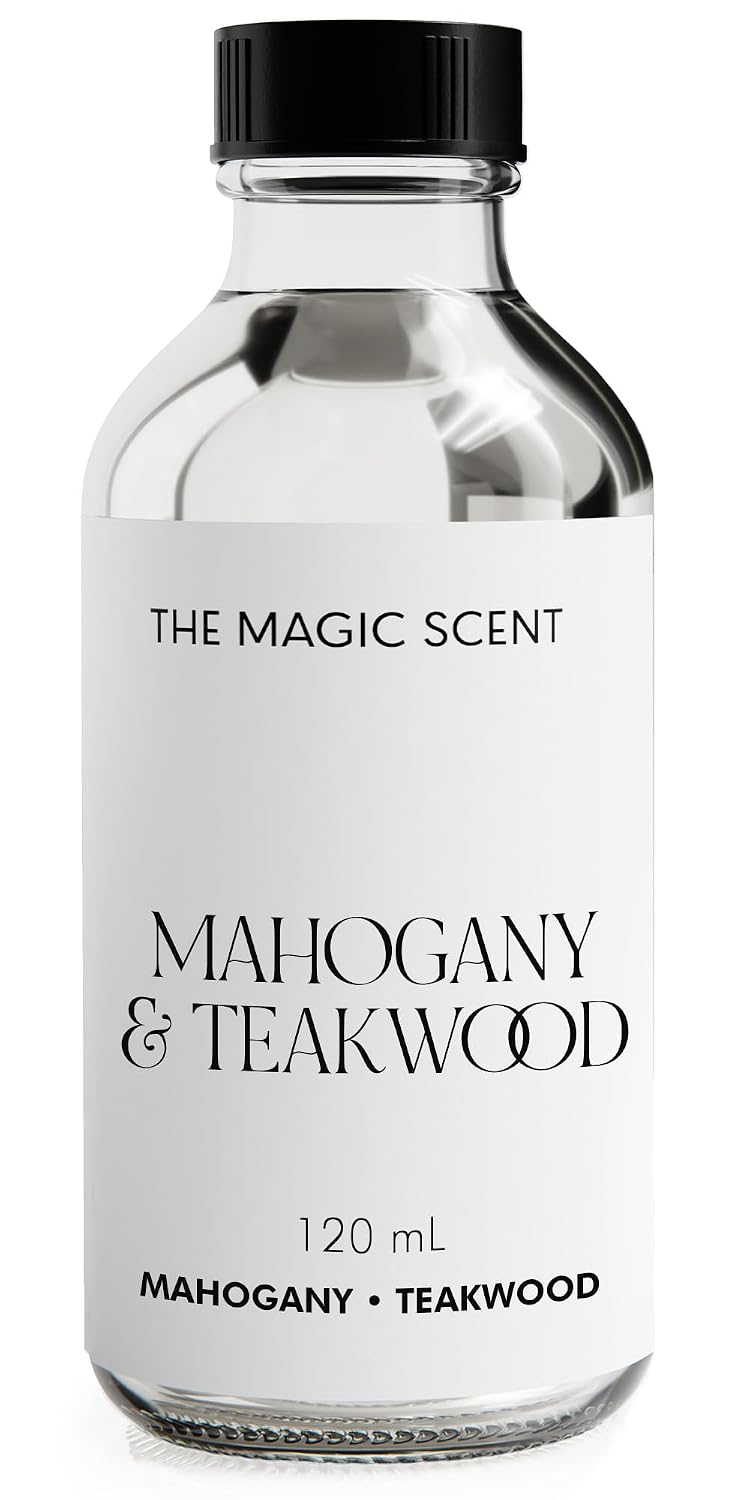 The Magic Scent Mahogany & Teakwood Diffuser Oil - Hotel & Home Luxury Scents Inspired by Abercrombie & Fitch - Diffuser Oil