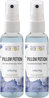 Aura Cacia Essential Solutions Mist, Pillow Potion, 2 Fluid Ounce (Pack of 2)