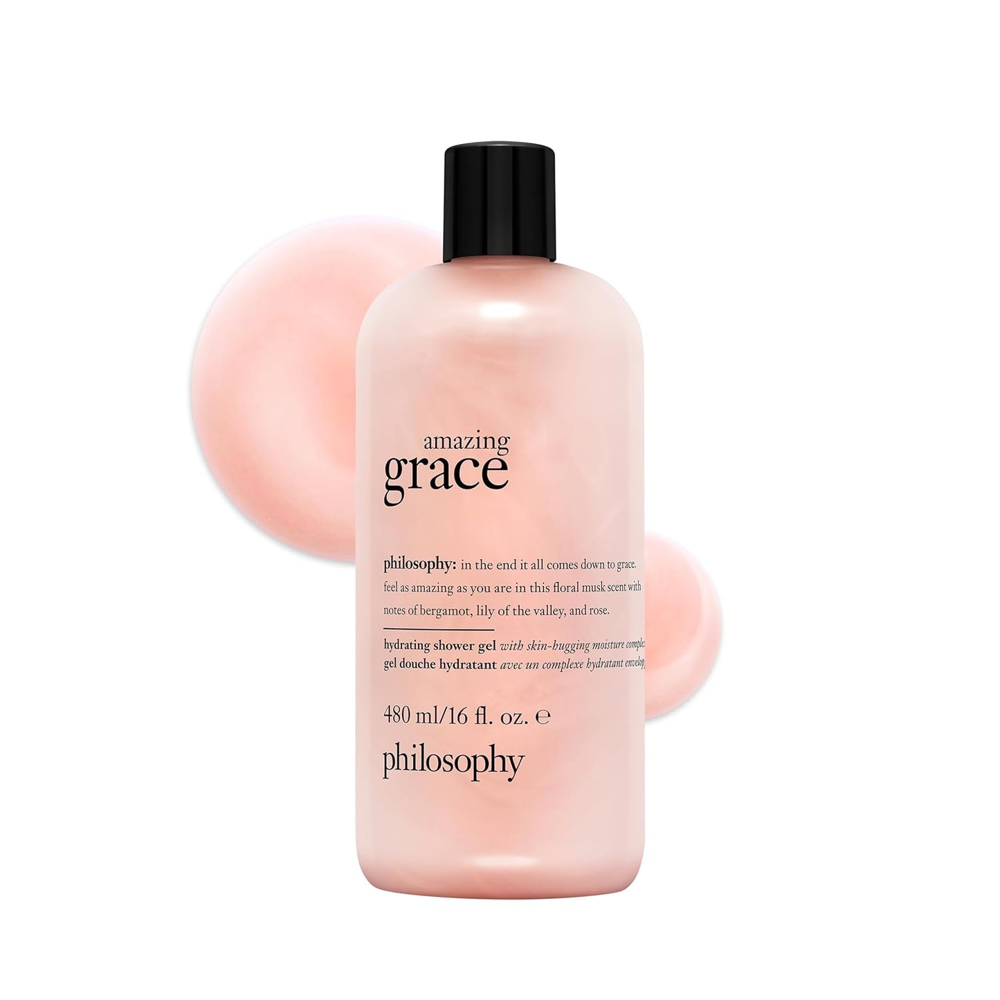 philosophy amazing grace hydrating bath & shower gels - efficiently cleanses, soothes & comforts dry skin - vegan formula