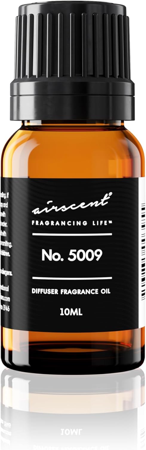 AirScent Savage-Inspired Diffuser Oil - No. 5009 Perfume Dupe - Fragrance Oil Blend for Ultrasonic and Waterless Diffusers and Crafting - 10 ml, 0.34 fl oz Glass Bottle with Dropper