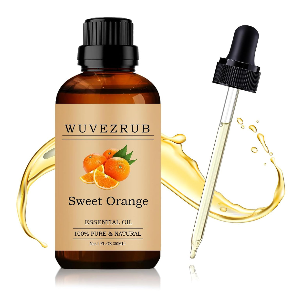 Sweet Orange Essential Oil 30ML - 100% Pure and Natural Oils for Aromatherapy Diffuser - 1 Fl Oz/Sweet Orange