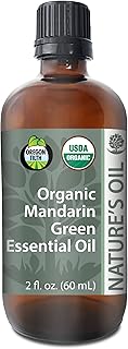 Nature's Oil 100% Pure Certified Organic Mandarin Green Essential Oil - 60ml