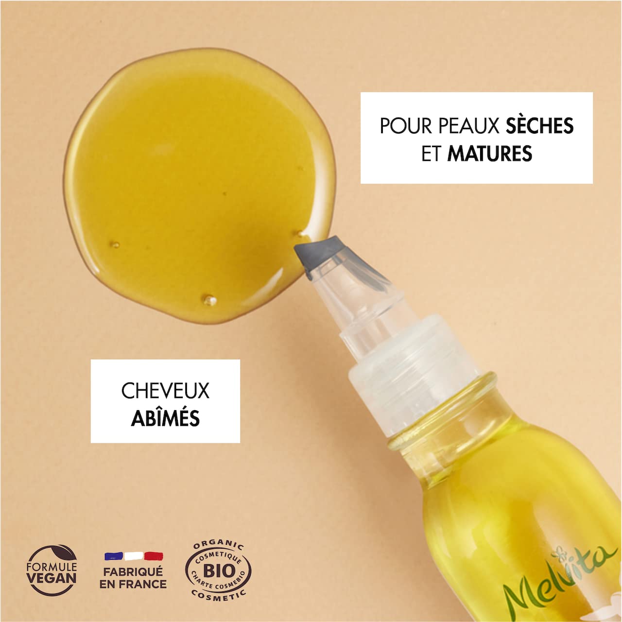 Melvita Argan Oil, 1.7 fl.oz Bottle