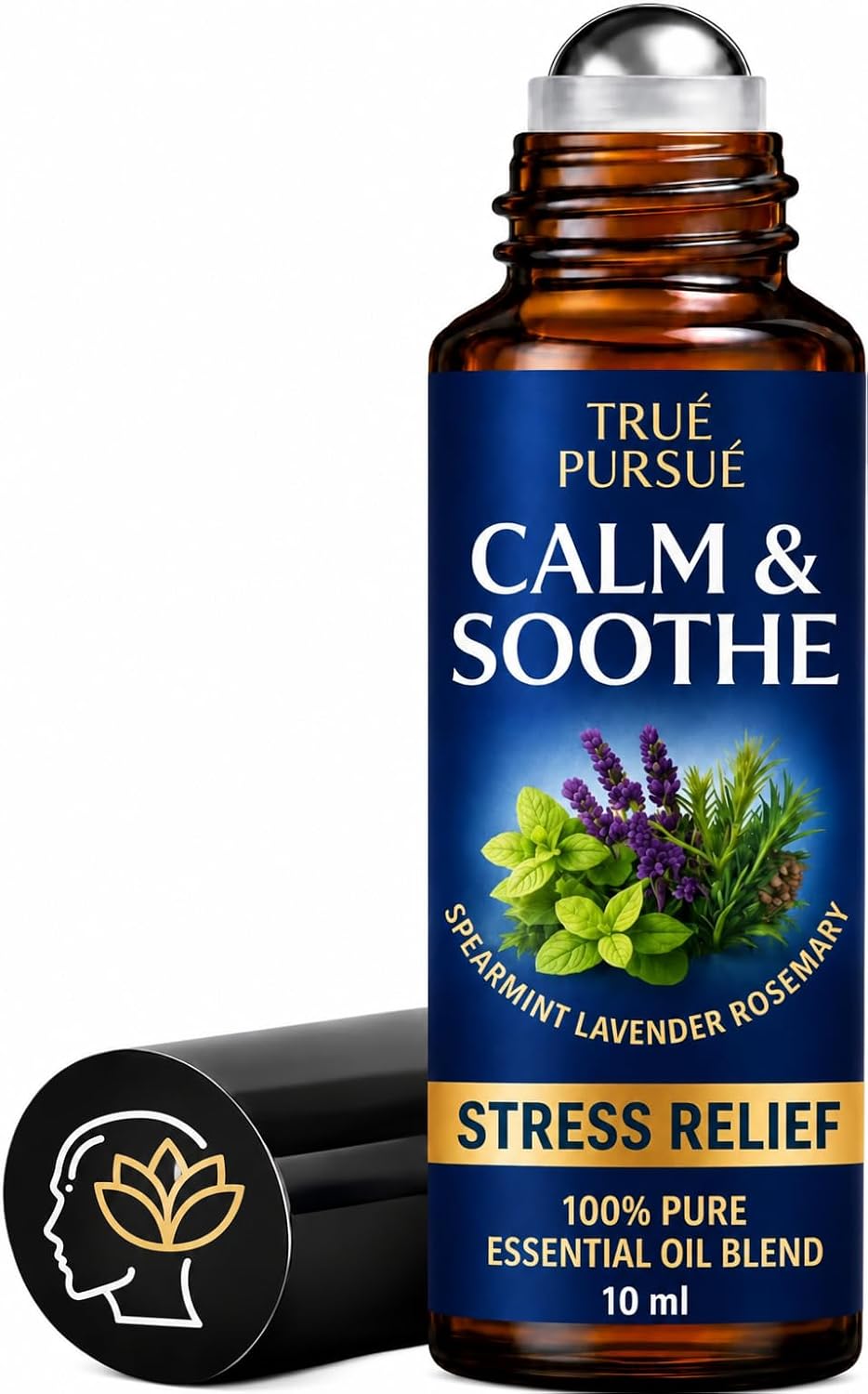 Calm & Stress Relief Frankincense & Lavender Essential Oil Roll On - 10ml