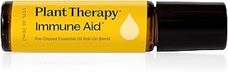 Plant Therapy Immune Aid Essential Oil Blend 10 mL (1/3 oz) 100% Pure, Pre-Diluted Roll On, for Natural Immune Support