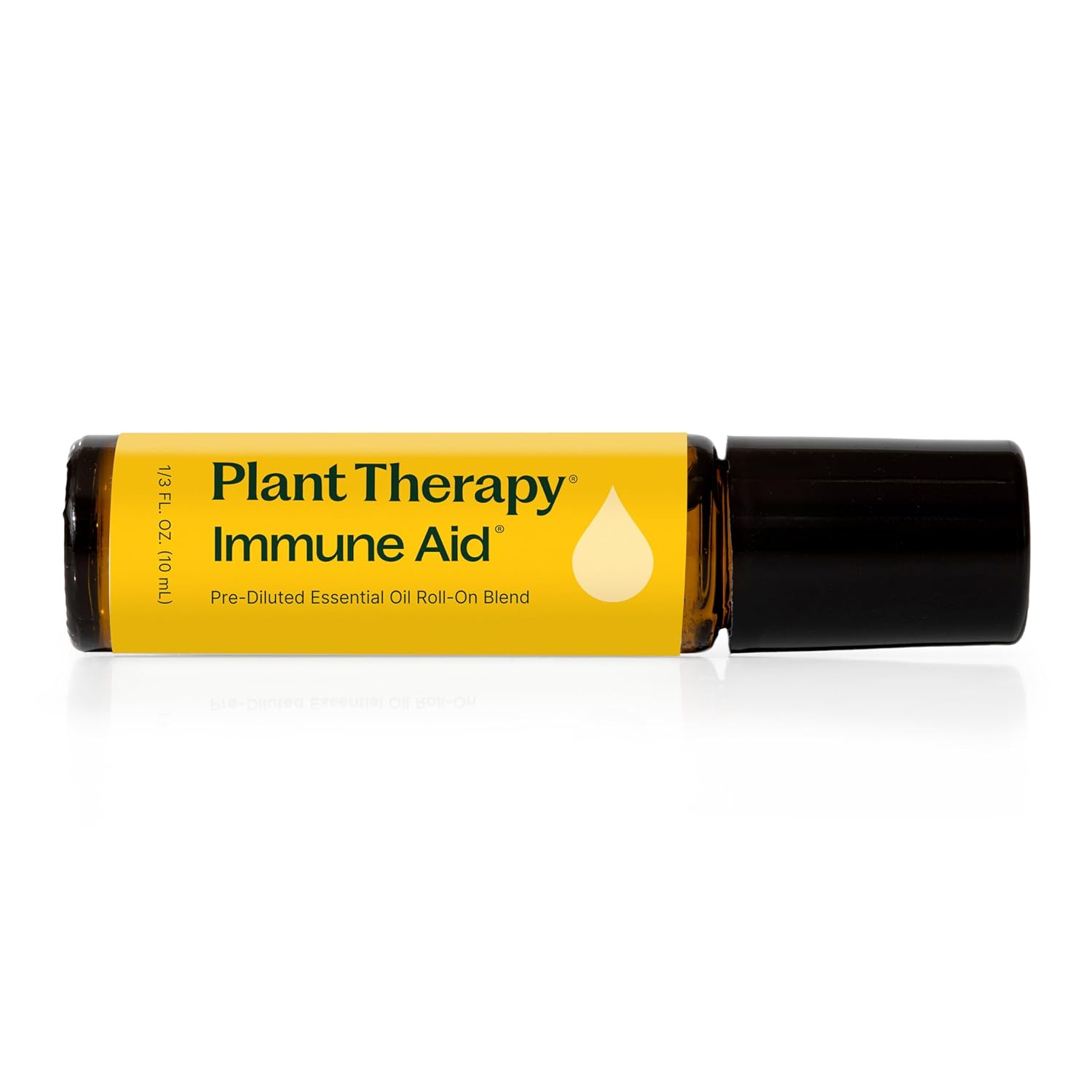 Plant Therapy Immune Aid Essential Oil Blend 10 mL (1/3 oz) 100% Pure, Pre-Diluted Roll On, for Natural Immune Support