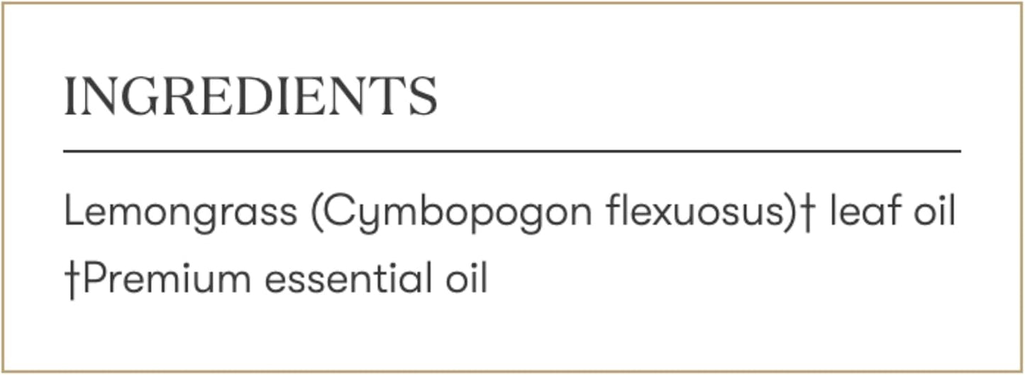 Young Living - Lemongrass Vitality 5 ml | Culinary & Beverage Flavoring Essential Oil | Digestive Support | Natural Cleansing Properties | Citrusy Flavor for Foods