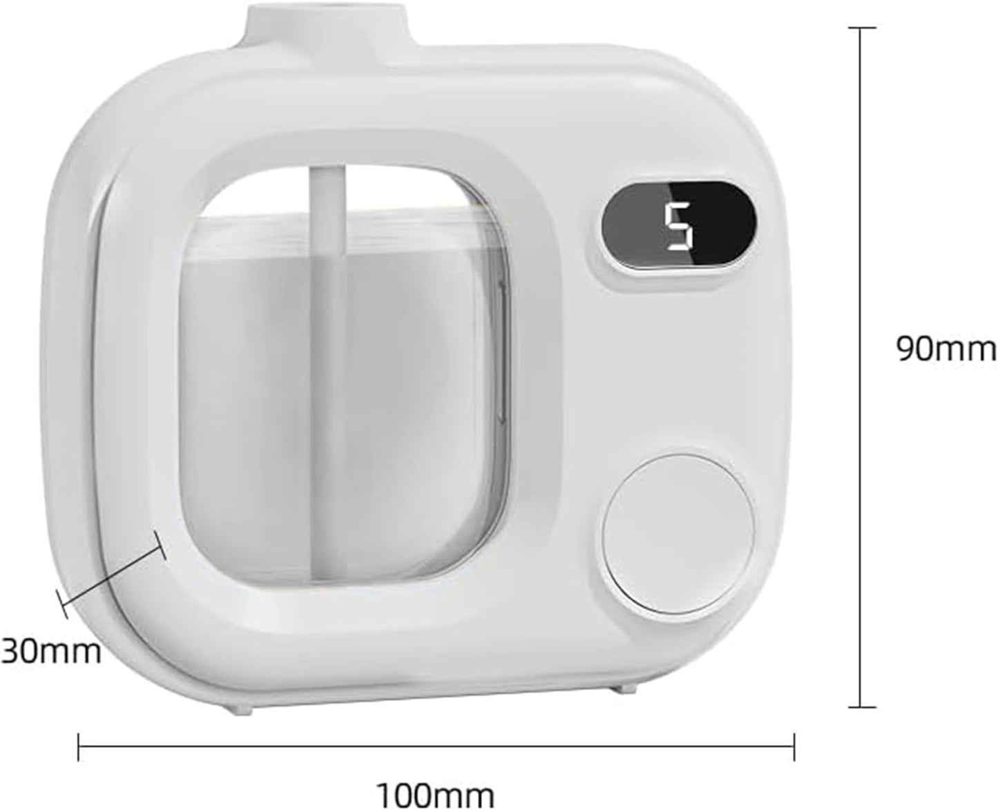 Waterless Essential Oil Diffuser Ultrasonic Essential Oil Diffuser for Home Large Rooms Bathroom Hotel Office Car - Cordless with 5 Mist Levels Waterless Difusor Aroma 360 Fragrance Machine