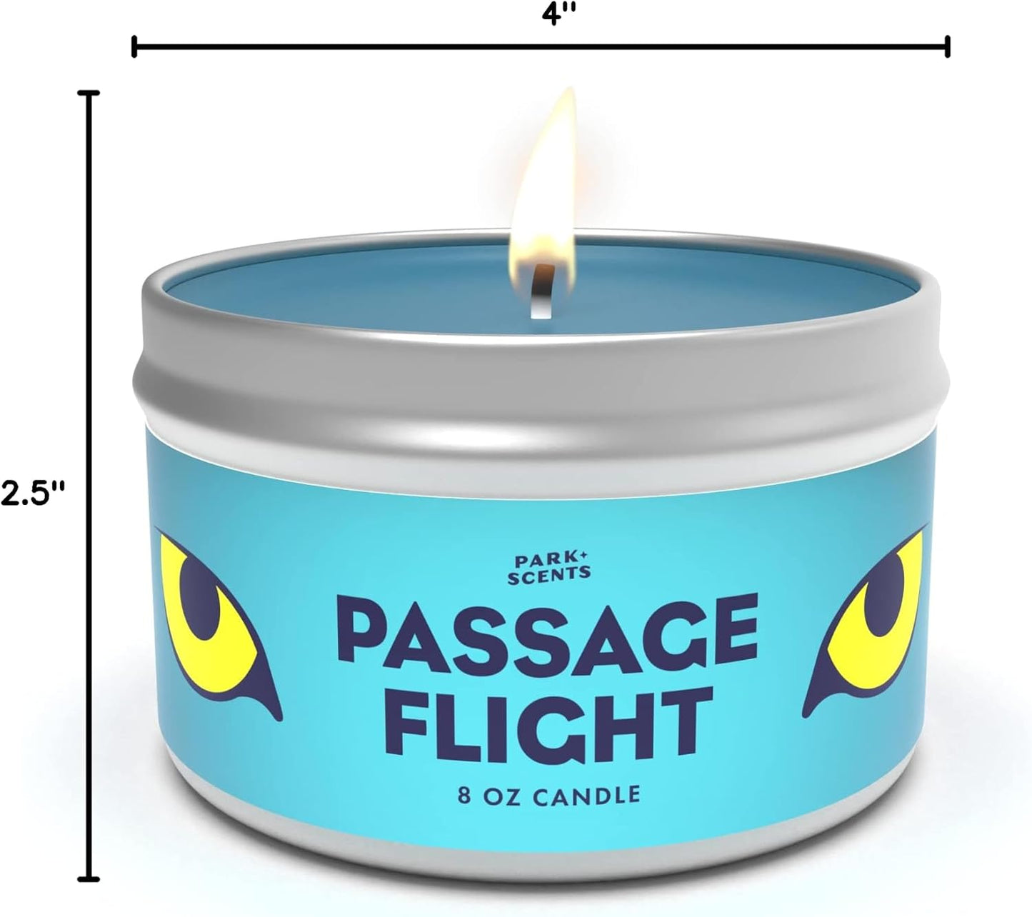 Park Scents Passage Flight Candle - Super Accurate Smell of the Ocean Scene in Flight of Passage Ride - Soy Blend Vegan and Cruelty Free - Handmade in the USA | 8 oz. tin