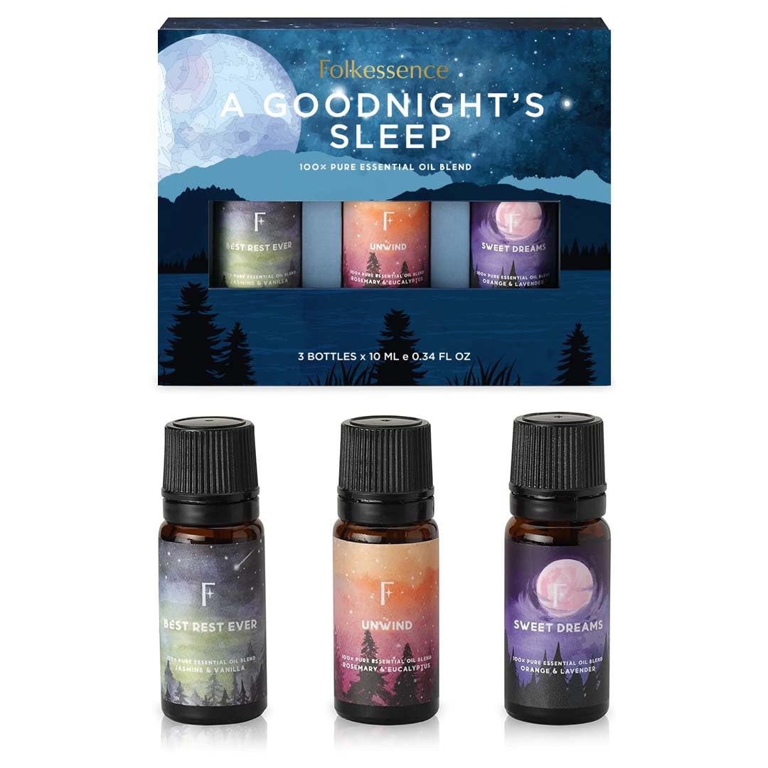 Folkulture Sleep Essential Oils Set for Diffuser