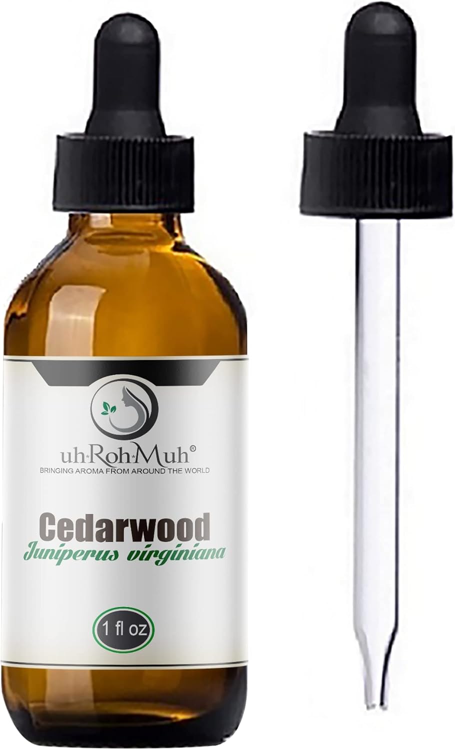 100% Pure Cedarwood Virginiana Essential Oil || USA - 1 oz w/Pipette