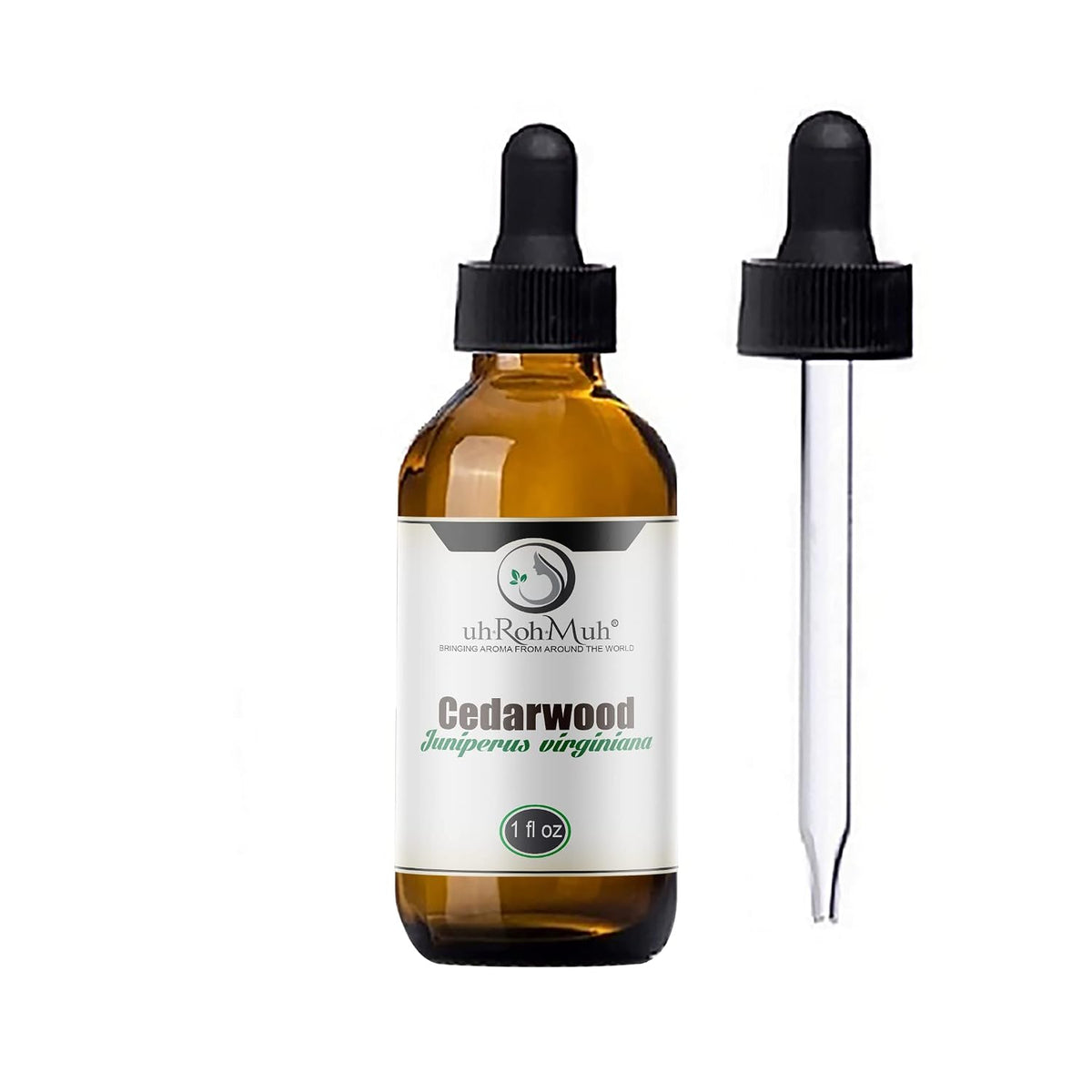 100% Pure Cedarwood Virginiana Essential Oil || USA - 1 oz w/Pipette