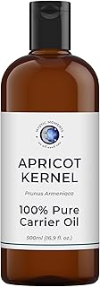 Mystic Moments| Apricot Kernel Carrier Oil 500ml | Prunus Armeniaca | Lightweight Nourishing Treatment for Skin, Hair & Massage | Natural Aromatherapy Carrier