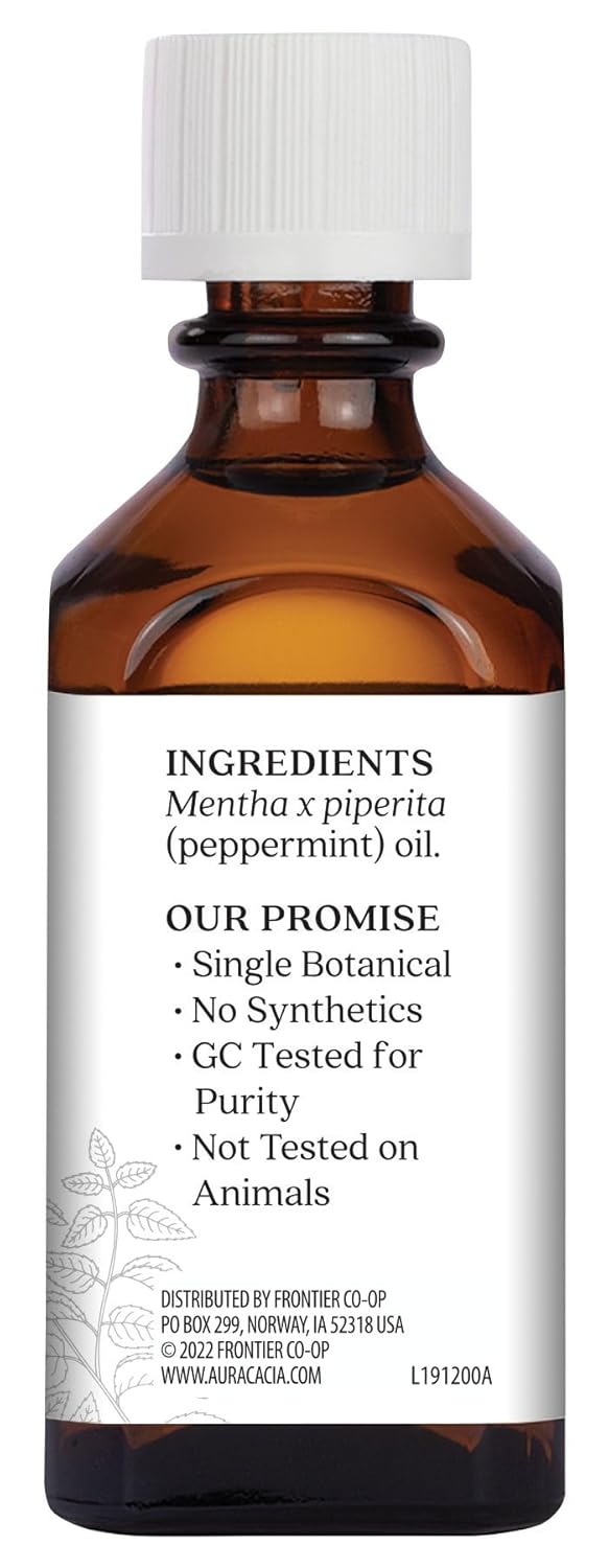 Aura Cacia Sweet Peppermint Essential Oil 2 fl. oz.