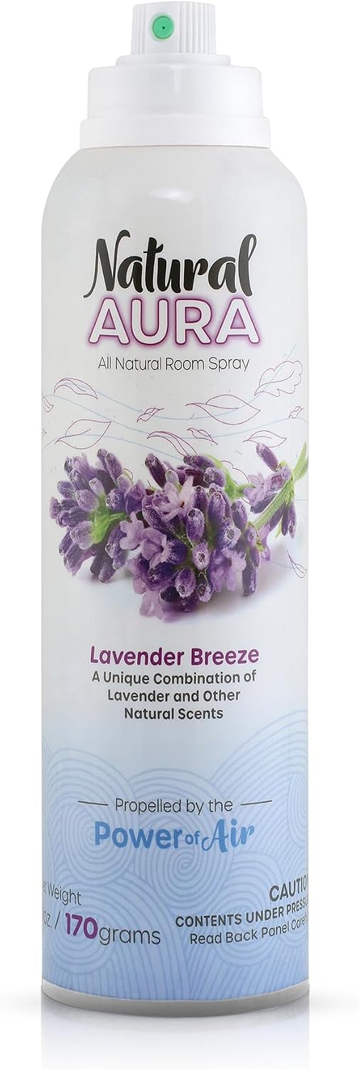 Lavender Breeze Room Spray - Long Lasting Calming Scent - 100% Plant Based - Pet and Kids Safe - 6oz.