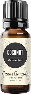 Edens Garden Coconut CO2 Essential Oil- 100% Pure Premium Grade, Undiluted, Natural, Therapeutic, Aromatherapy, The Best for Diffuser, Skin, Face, Hair 10 ml (.33 fl oz)