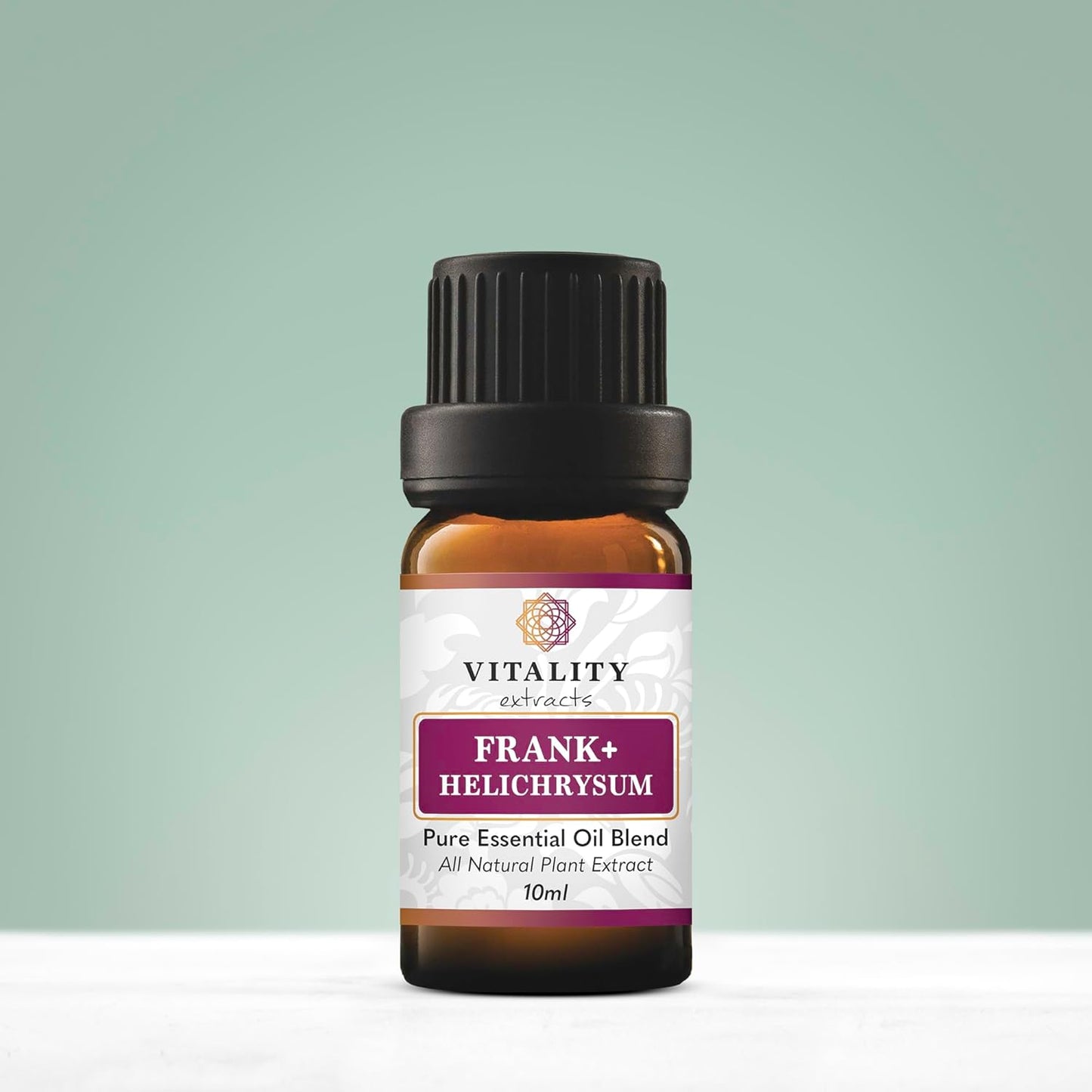 Vitality Extracts Frank+ Helichrysum Essential Oil Blend - 10ml, Frankincense Boswellia Seratta, Aromatherapy, Soft Skin, Relief from Daily Aches & Soreness, Natural