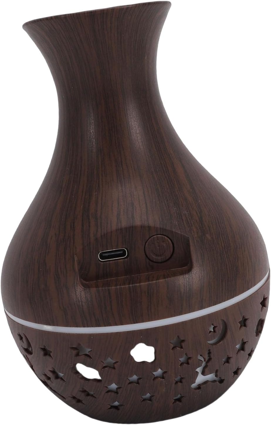 GOWENIC Mini Humidifier, 100ml USB Desktop Noiseless Humidifier Portable Essential Oil Diffuser with Colorful Light Aromatherapy Essential Oil Diffuser for Home Bedroom Office Yoga
