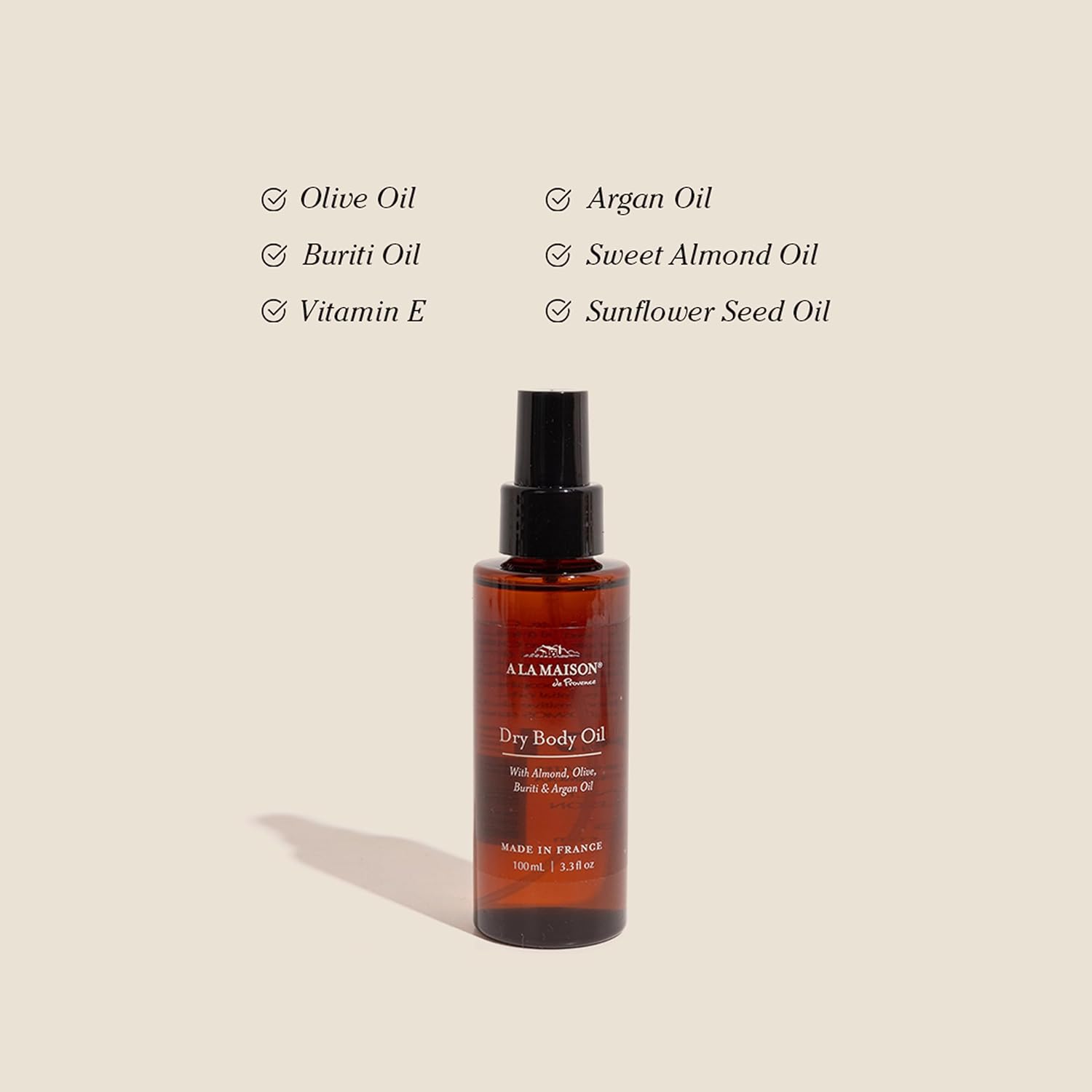 A LA MAISON Amber Collection White Tea & Rose Duo: Shower Oil - 3.3 oz Moisturizing & Fast-Absorbing Body Oil, 8.1 oz Hydrating Body Wash Alternative