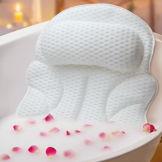Bath Pillows for Tub, Bathtub Pillow for Head Neck Shoulder &amp; Back