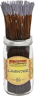 Wild Berry Incense Sticks - Lavender - Warm Lavender Fragrance with Lemon and Camphor - Hand Dipped in The USA (100 Count)