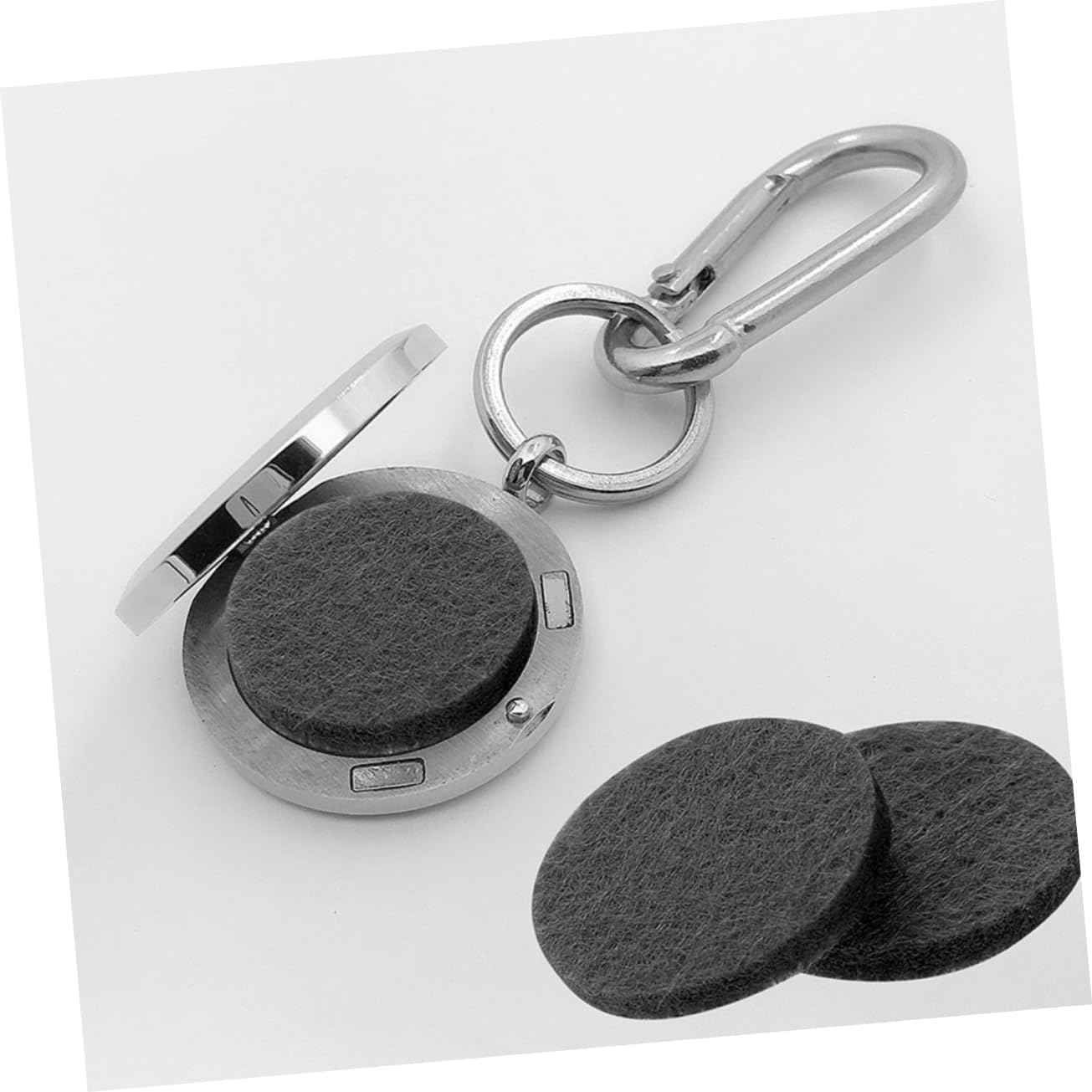 Alipis 80pcs Aromatherapy Refill Pads Essential Oil Diffuser for Car Home Office Necklace