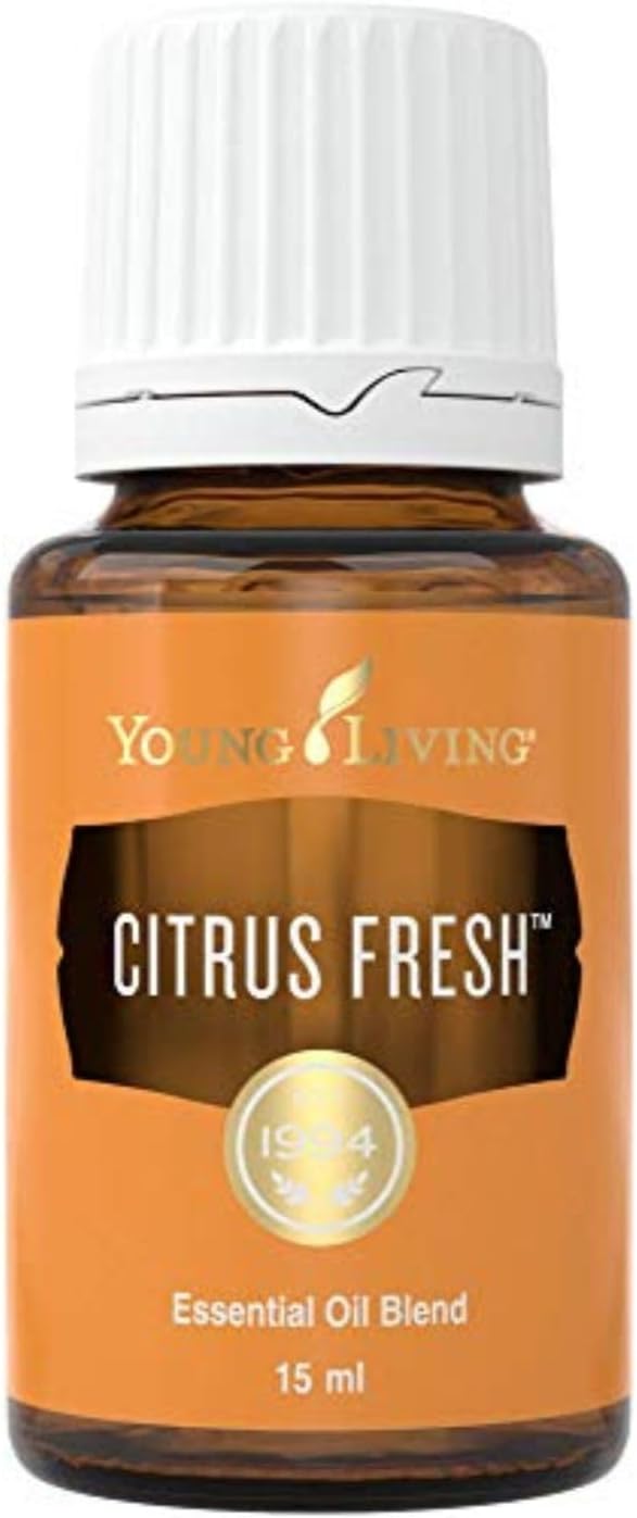 Young Living Citrus Fresh Essential Oil 15ml - Antioxidants, Essential Oils for Body, Orange, Uplifting and Refreshing Aroma When Diffused