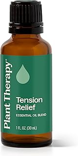 Plant Therapy Tension Relief Essential Oil Blend 30 mL (1 oz) 100% Pure, Undiluted, Tension Headache Relief