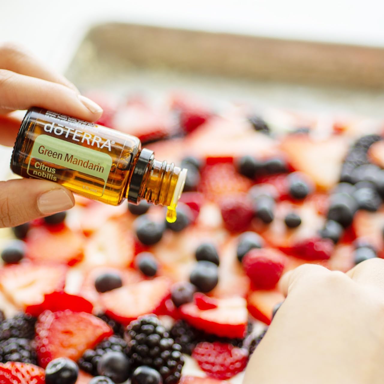 doTERRA Green Mandarin Essential Oil - 15 mL - Supports Healthy Digestive and Immune Systems