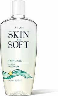 AVON Skin So Soft Original Bath Oil for Women, Moisturizing Body Oil with Jojoba Oil for Dry Skin, 16.9 fl oz Hydrating Shower Oil; Perfect as an After-Shower Skin Softener for All Adults