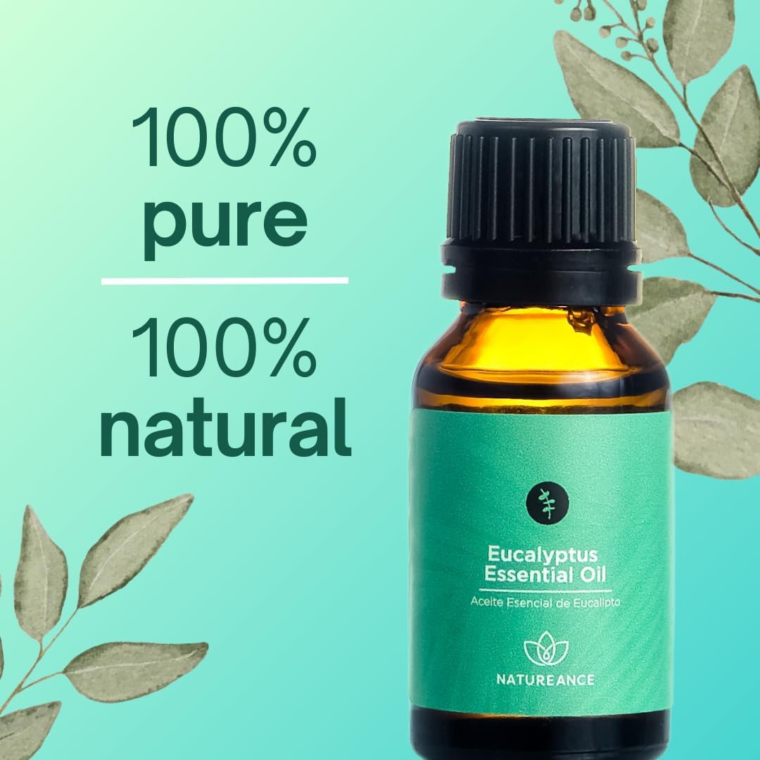 Eucalyptus Essential Oil (15 mL) - 100% Pure and Natural, Therapeutic Grade Essential Oil.