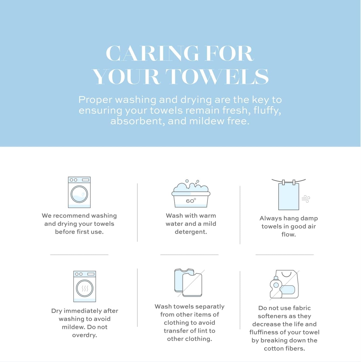 White Classic Luxury Cotton Washcloths 13x13 Inch - 650 GSM Turkish Cotton | Hotel, Spa, Bathroom Face Towel | 12 Pack, Navy Blue