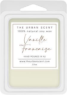 Vanille Française Wax Melts – Scented Soy Wax Melts, French Vanilla Creamy Luxury Home Fragrance, 6 Cube Clamshell, 2.5 oz