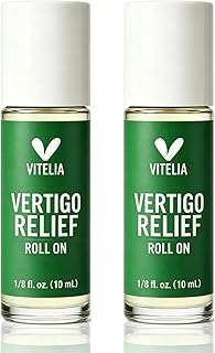 Vertigo Relief Anti-Dizzy Roll On – Botanical Essential Oil Blend for Balance Support, Non-Drowsy, Portable Anti-Dizzy Comfort, Easy Apply for Daily Use, 10ML (2PCS)
