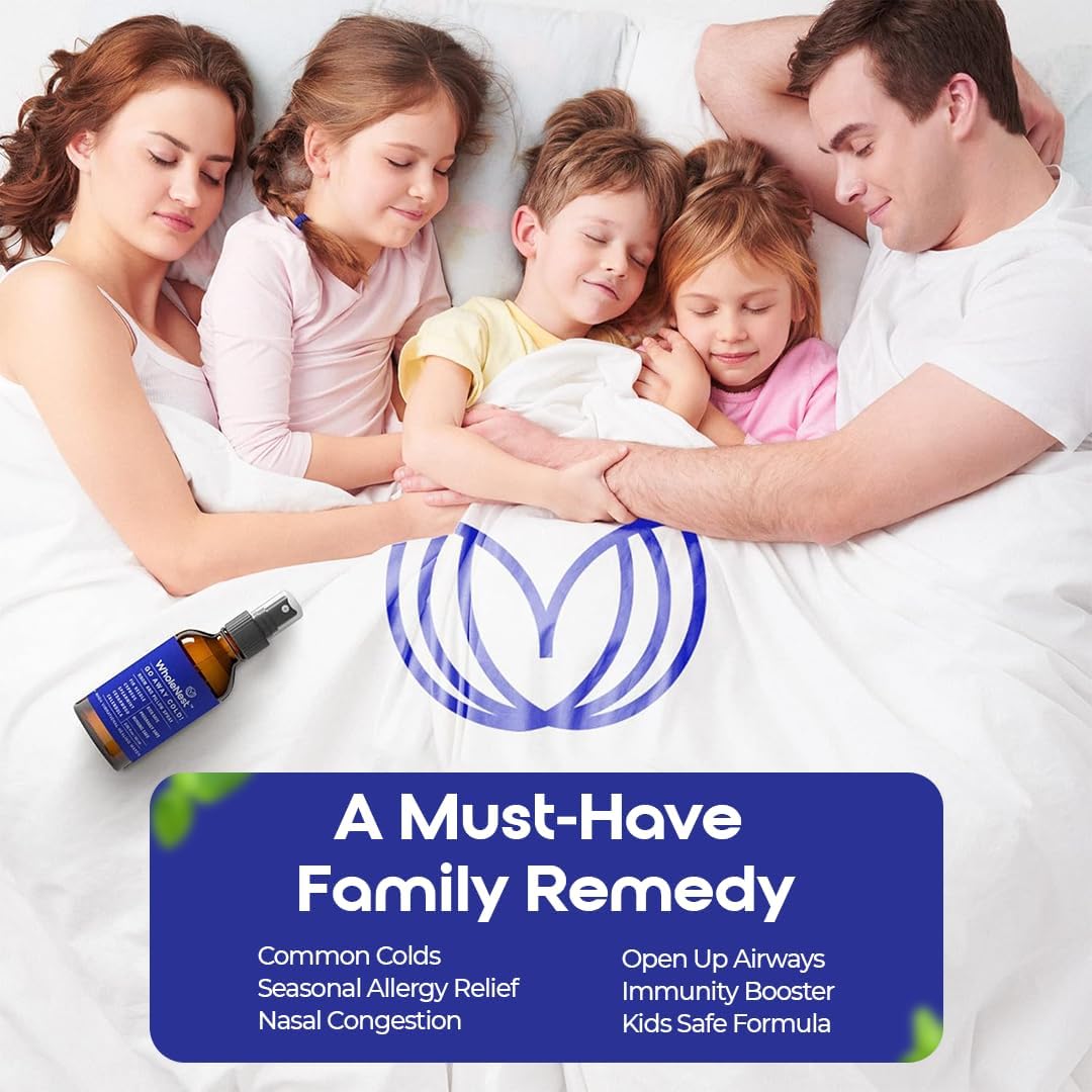 Go Away Cold Refreshing Pillow Mist Sleep Spray | Aromatic Pillow & Room Sleep Spray to Breathe Easy | Essential Oil Blend with Fir Needle, Spearmint & Cedarwood for Nightime Comfort | 60 ml