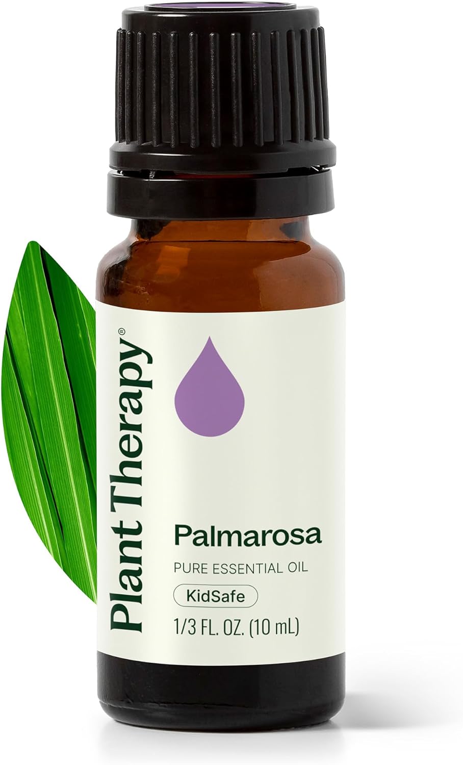 Plant Therapy Palmarosa Essential Oil 10 mL (1/3 oz) 100% Pure, Undiluted, Natural Aromatherapy, Healthy Skin, Emotional Balance