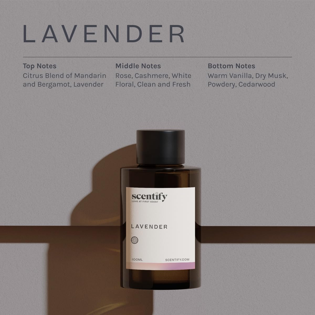 Scentify Lavender & Musk Aroma Oil Refill for Diffusers