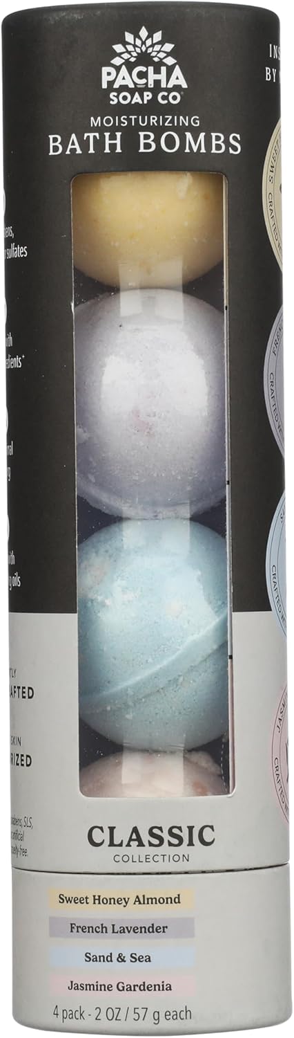 PACHA SOAP Pacha Peaces Froth Bomb Variety Pack, 8 OZ