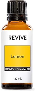 Lemon Essential Oil 30mL by Revive Essential Oils - 100% Pure Therapeutic Grade, for Diffuser, Humidifier, Massage, Aromatherapy, Skin & Hair Care