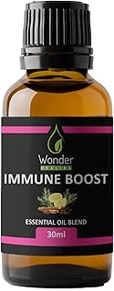 Immune Boost (comparable to Thieves Oil) 100% Natural Essential Oil Blend Clove, Cinnamon, Lemon, Rosemary & Eucalyptus, (30 ml)