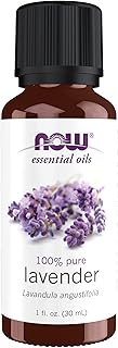 NOW Essential Oils, Lavender Oil, Soothing Aromatherapy Scent, Steam Distilled, 100% Pure, Vegan, Child Resistant Cap, 1-Ounce