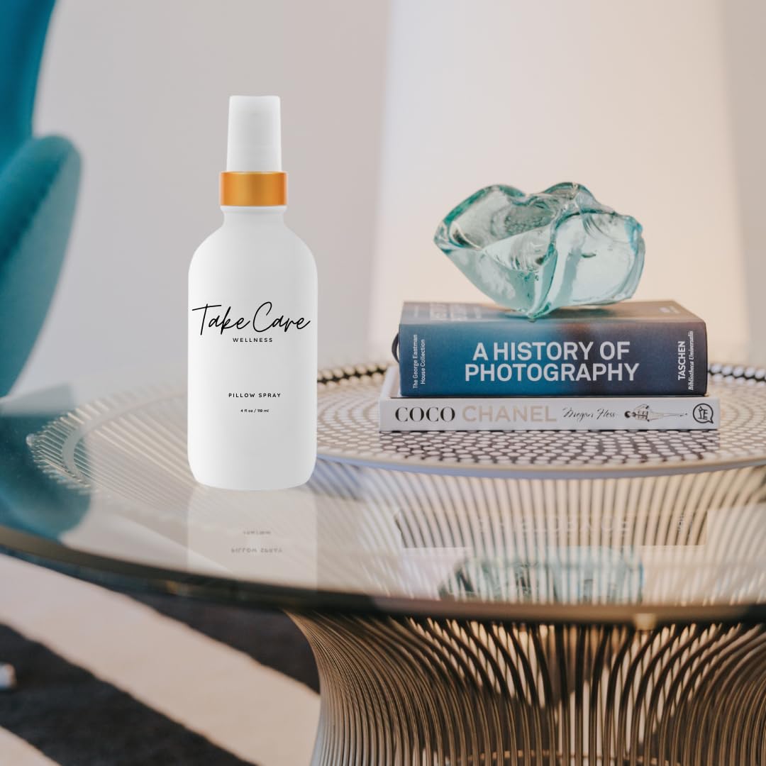 Multi-Purpose Jasmine Pillow Spray - Therapeutic Grade Essential Oils - Calming - Freshens Curtains & Upholstery - Mist into Shower Stream - Glass Bottle (White Musk)