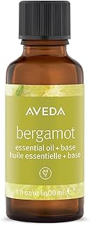 Aveda Bergamot Essential Oil + Base | Refreshing Citrus Aroma | For Body & Bath, 1 Fl Oz