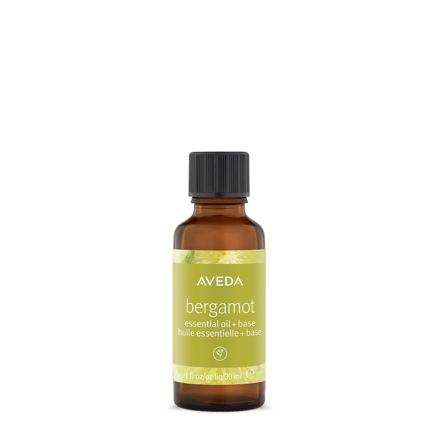 Aveda Bergamot Essential Oil + Base | Refreshing Citrus Aroma | For Body & Bath, 1 Fl Oz